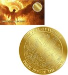 Pièce de monnaie en Or 12 Dollars g 0.031 (1/1000 oz) Millésime 2026 FALL OF LUCIFER 1/1000