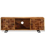 vidaXL Meuble TV Bois massif 120x30x40 cm