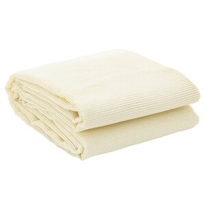 vidaXL Tapis de sol de camping crème 2 5x2 m