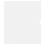 vidaXL Armoire d'évier Blanc 90x38 5x45 cm Bois d'ingénierie