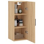 vidaXL Armoire murale chêne sonoma 34 5x34x90 cm