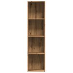 vidaXL Bibliothèque chêne artisanal 36x30x143 cm bois d'ingénierie