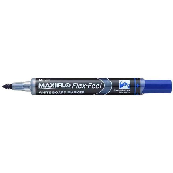 Marqueur pour tableau blanc MAXIFLO Flex-Feel  bleu x 12 PENTEL
