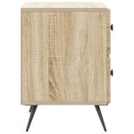 vidaXL Cabinet de chevet Chêne Sonoma 43 x 34 5 x 47 5 cm