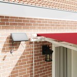 vidaXL Auvent Rétractable with 400 × 300 cm Rouge