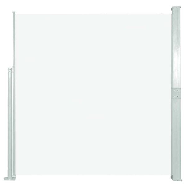 vidaXL Auvent latéral rétractable de patio 140x300 cm Crème