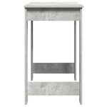vidaXL Bureau gris béton 100x45x75 cm bois d'ingénierie