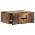 vidaXL Cabinet de chevet mural Bois ancien 49 x 34 5 x 20 cm
