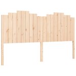 vidaXL Cadre de lit sans matelas bois massif
