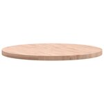 vidaXL Dessus de table Ø90x4 cm rond bois massif de hêtre