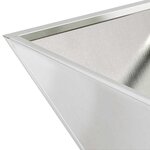 vidaXL Jardinières en bol 5 Pièces 35x35x15 cm en inox