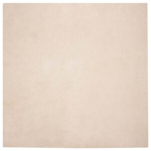 vidaXL Tapis en Fourrure Synthétique de Lapin Olite Taupe 120 x 120 cm