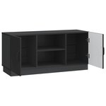 vidaXL Meuble TV Noir 102 x 34 5 x 47 cm Bois d'ingénierie