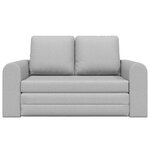 vidaXL Canapé-Lit 60cm Gris nuage tissu
