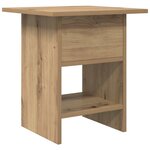 vidaXL Table de chevet 2 Pièces Chêne artisanal 41 x 40 x 45 cm