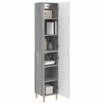 vidaXL Ensemble de Meubles 2 Pièces Sonoma gris Bois d'ingénierie