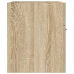 vidaXL Armoire lavabo de salle de bain chêne sonoma 41x38 5x46 cm