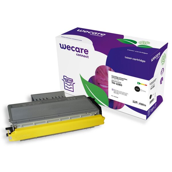 Cartouche toner remanufacturée, compatible pour BROTHER TN-3280, pack unitaire, TN-3280, noir