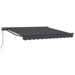 vidaXL Store rétractable automatique - Anthracite 300x250 cm