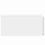 vidaXL Table d'appoint murale Blanc brillant 87 5 x 34 5 x 17 cm