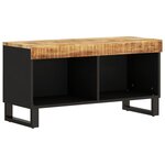 vidaXL Meuble TV 85x33x43 5 cm bois massif de manguier