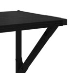 vidaXL Étagères Murales 2 Pièces Chêne noir 60 x 25 x 25 5 cm