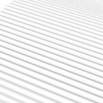 vidaXL Matelas en mousse blanc 80x220 cm dureté H2 H3
