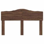 vidaXL Tête de lit Chêne brun 140 cm Bois d'ingénierie