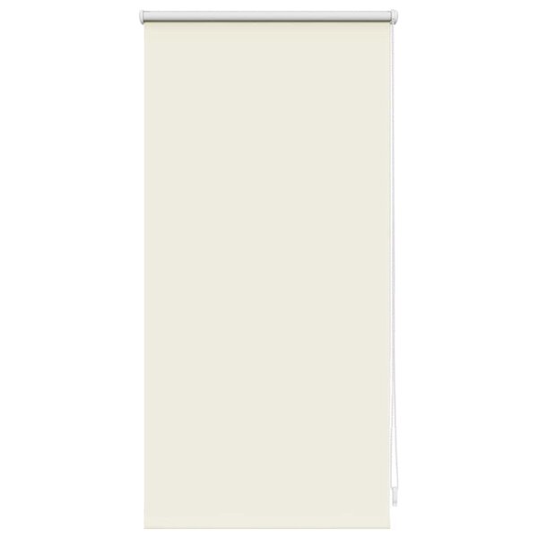 vidaXL Store enrouleur occultant 44 4 x 100 cm  largeur du tissu 40 cm  beige