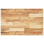 vidaXL Dessus de table rectangulaire 140x50x4 cm bois massif d'acacia