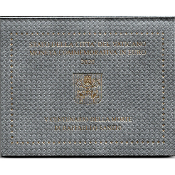 2 euros Vatican 2020 - Raphael en coffret BU.