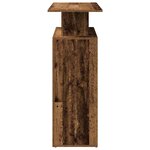 vidaXL Bureau de réception vieux bois 100x40x104 cm bois d'ingénierie