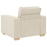 vidaXL Canapé Fauteuil Lin 60 cm