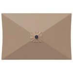 vidaXL Parasol de jardin avec lumières LED et base 200 x 300 cm