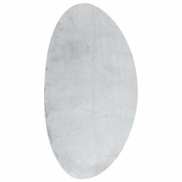 vidaXL Tapis de surface HUARTE Gris 100 x 200 cm Polyester