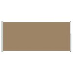 vidaXL Store latéral rétractable 200 x 500 cm 100  polyester fer acier