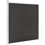 vidaXL Clôture de jardin WPC 175x186 cm Gris