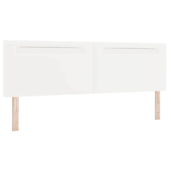 vidaXL Tête de lit Montage mural avec tête de lit Blanc 180 cm PVC