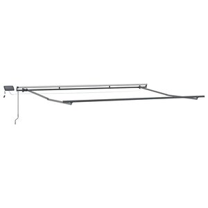vidaXL Auvent avec Anthracite 4.5 x 2.5 m Métal