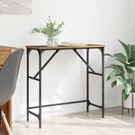 vidaXL Table console Bois ancien 75 x 32 x 75 cm Bois d'ingénierie