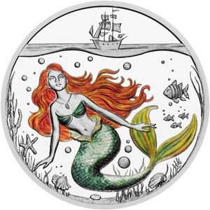 Pièce de monnaie en Argent 1 Dollar g 29 Millésime 2025 LITTLE MERMAID