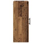 vidaXL Meuble mural Bois Ancien 34 5 x 34 x 90 cm