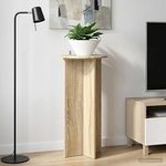 vidaXL Support de Plante 2 pièces Chêne Sonoma 40 x 40 x 80 cm