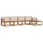 vidaXL Ensemble de canapés d'extérieur 5 pc Naturel