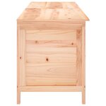 vidaXL Boîte de rangement de jardin 198 5x50x56 5 cm bois massif sapin