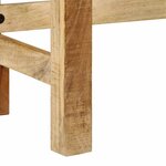 vidaXL Table de Toilette avec tiroir Marron 100 x 40 x 120 cm