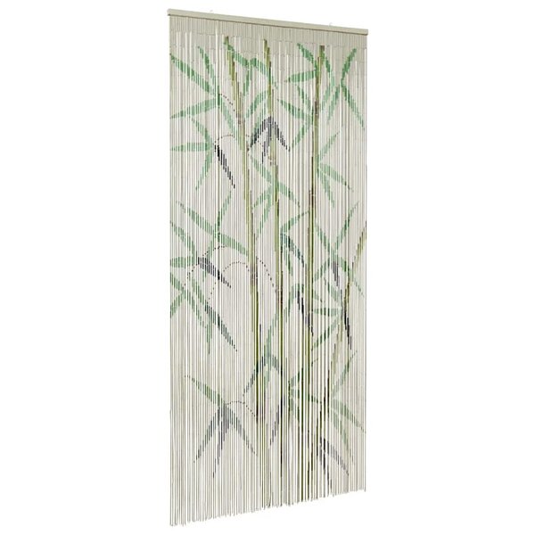 VidaXL Rideau anti-insectes imprimé en bambou 90 x 220 cm