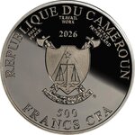 Pièce de monnaie en Argent 500 Francs g 14.4 Millésime 2026 YEAR OF THE HORSE