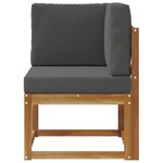 vidaXL Canapé d'angle extérieur Bois d'Acacia Massif