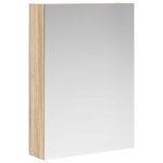 vidaXL Armoire Miroir de Salle de Bain Chêne Sonoma 50 x 14 5 x 70 cm